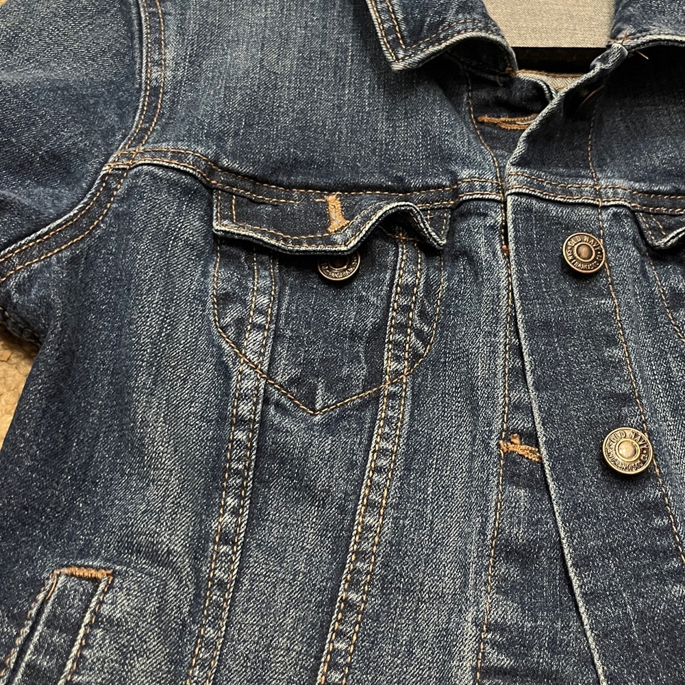 Old Navy Dark Blue Denim Jacket - Picture 6 of 14